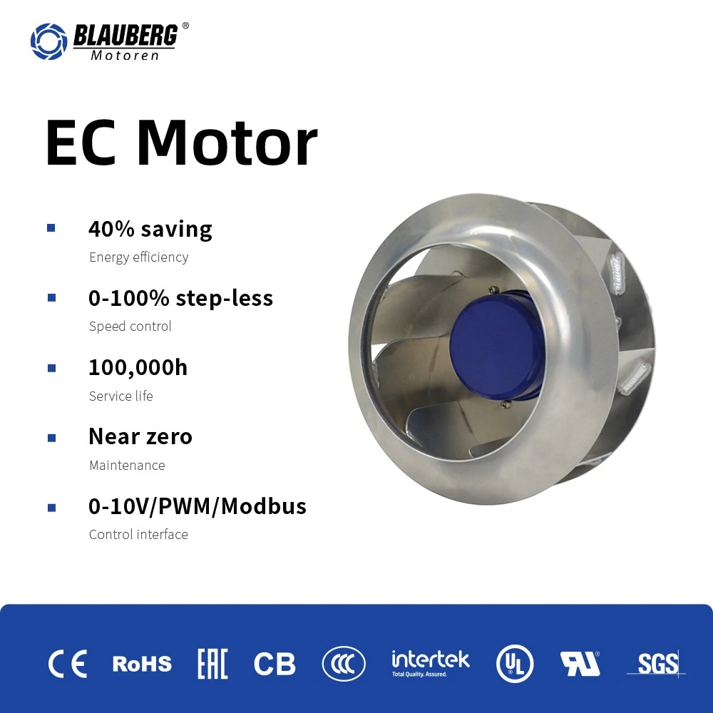 Blauberg BL-B450E-EC-05 450mm EC Backward Curved Centrifugal Fan factory