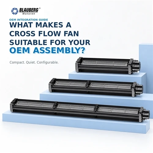 Cross Flow ventilátor Vhodnost pro OEM zařízení